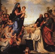BARTOLOMEO, Fra The Vision of St.Bernard oil painting